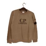 CP COMPANY UNDERSIXTEEN - Sweat camel avec logo 