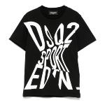 DSQUARED2  - Tee shirt noir ednt  - SOLDES