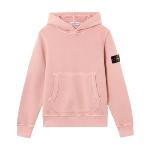 STONE ISLAND JUNIOR - Sweat à capuche rose 
