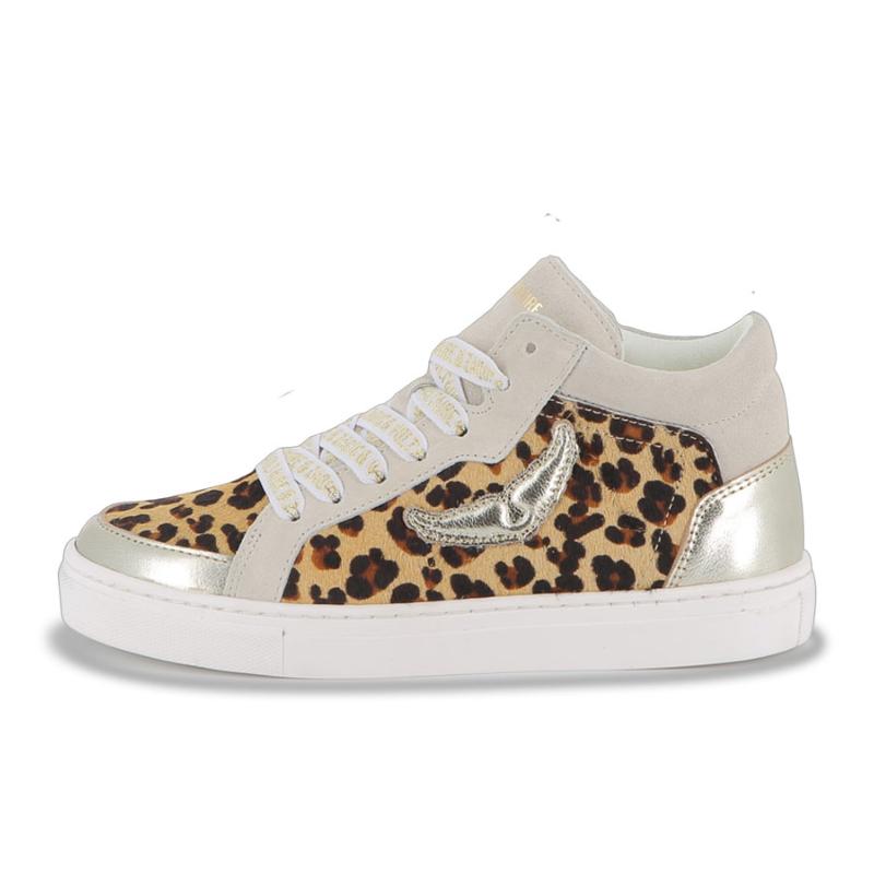 ZADIG & VOLTAIRE - Baskets montantes léopard 