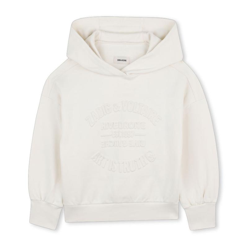ZADIG & VOLTAIRE - Sweat capuche écru