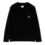 CP COMPANY UNDERSIXTEEN - Tee shirt noir manches longues  