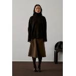 SOEUR - Pull colmontant William chocolat 
