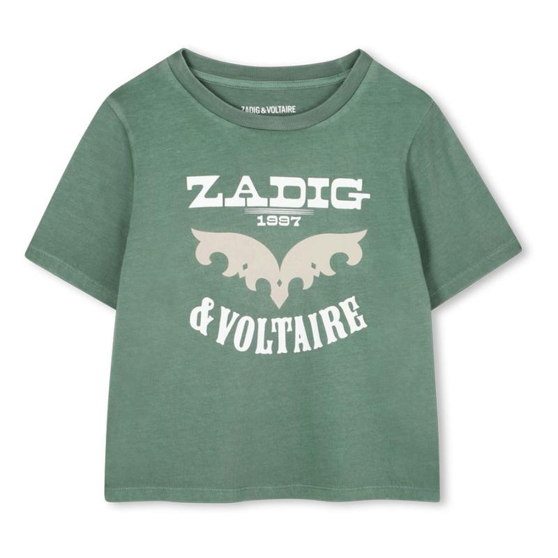 ZADIG & VOLTAIRE - Tee shirt vert  