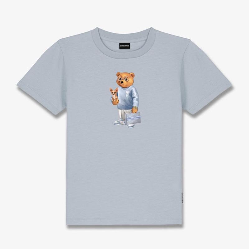 BARON FILOU - Tee shirt chihuahua bleu 