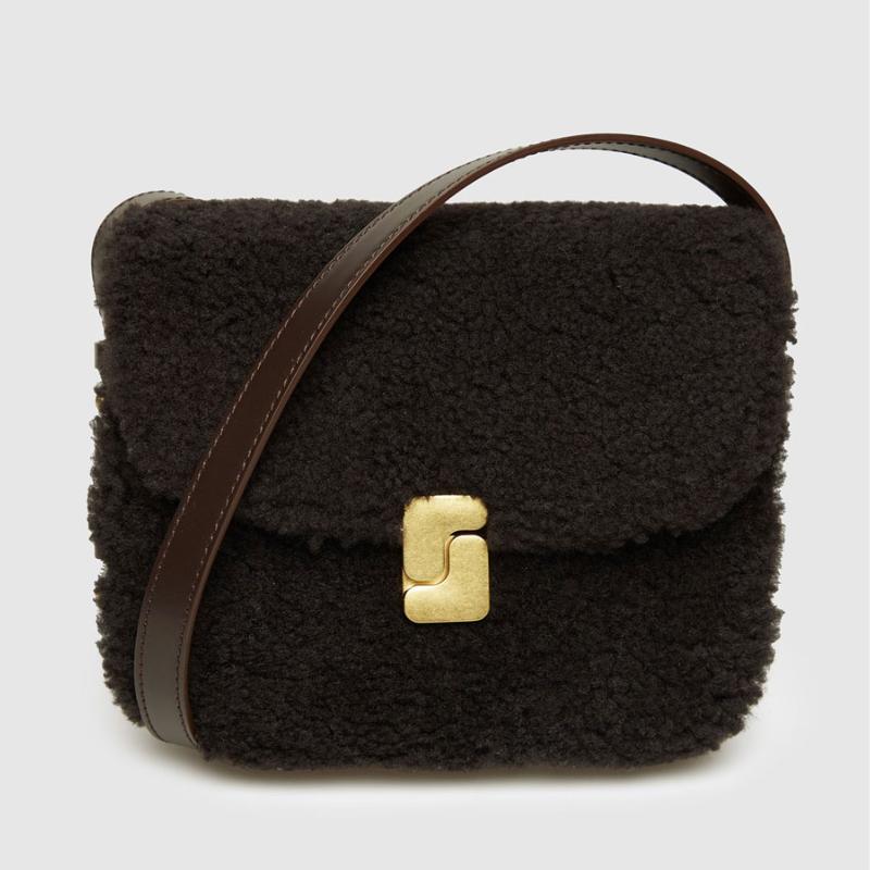 SOEUR - Sac bi - matière Mini Bellissima chocolat 